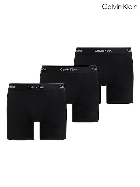 Calvin Klein Tonal Black/Tonal Black/Tonal Black 3 Pack Boxer Briefs - Icon Cotton Stretch (F73944) | €63