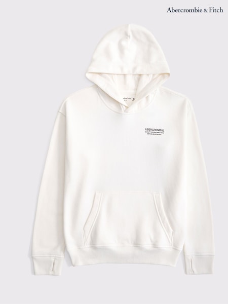 Abercrombie & Fitch Cream Back Graphic Hoodie (F73980) | €53 - €55