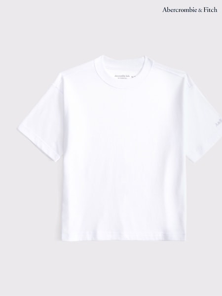 Abercrombie & Fitch Relaxed Fit White T-Shirt (F73981) | 20 € - 23 €
