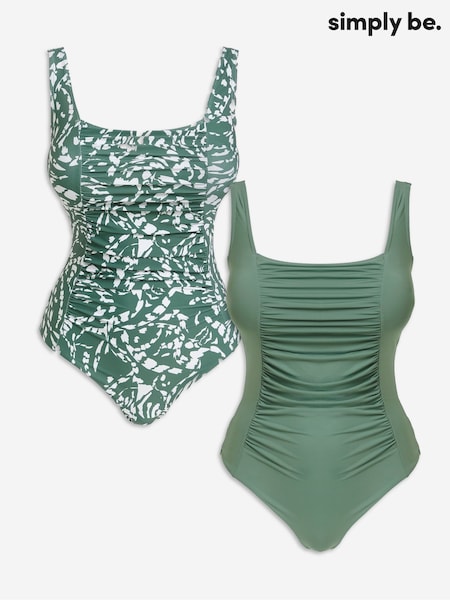 Simply Be Magisculpt Swimsuits 2 Pack (F74055) | ‏302‏₪