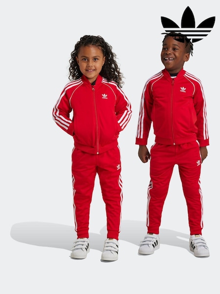 adidas Red SST Adicolour Tracksuit (F74130) | R$ 445