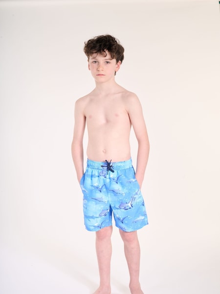 Soliswim Blue Beach Shorts (F74471) | 246 LEI - 261 LEI
