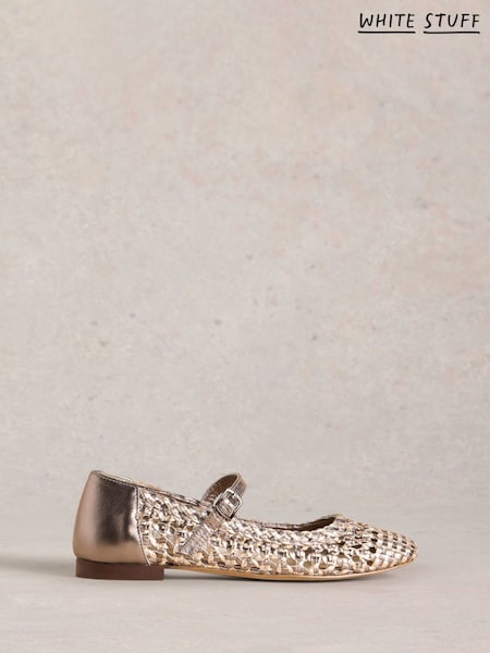 White Stuff Winnie Woven Ballerinas (F74476) | ‏437 د.إ.‏