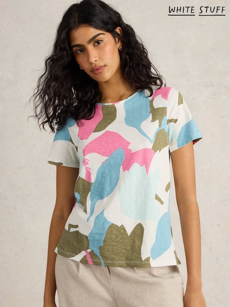 White Stuff Red 100% Cotton Abbie T-Shirt (F74482) | €35