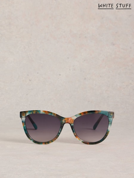 Negru - White Stuff Cat Eye Sunglasses (F74490) | 223 LEI
