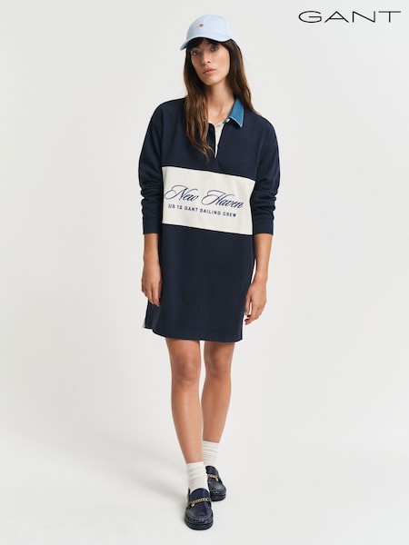 GANT Blue 100% Cotton Dress (F74498) | €186