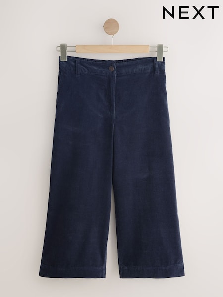 أزرق داكن - Cord Culottes (F74509) | 160 ر.ق.