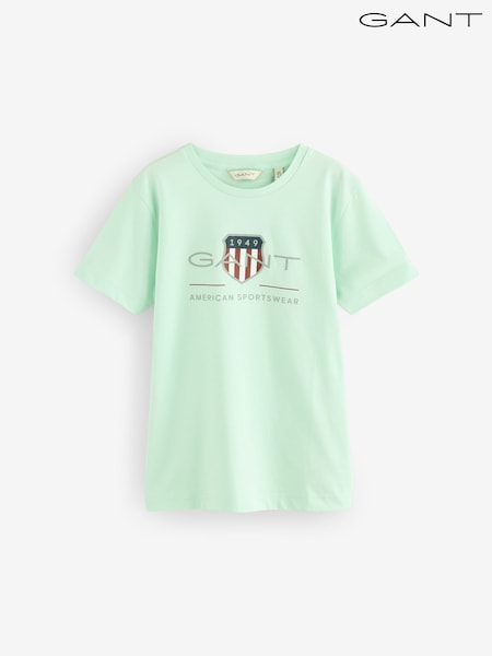 أزرق فاتح - GANT Archive Shield Teens T-Shirt (F74527) | ‏175 د.إ.‏