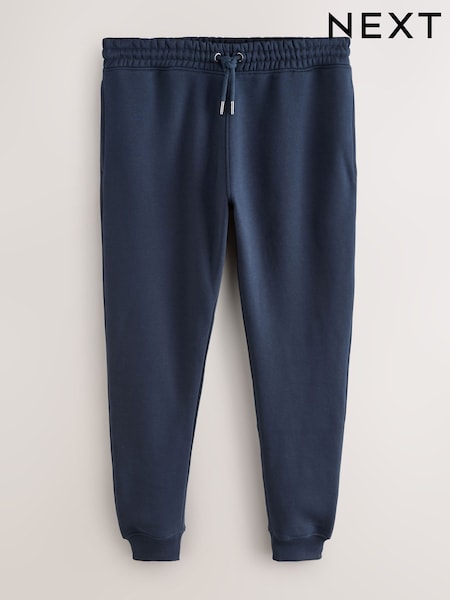 Navy Blue Slim Fit Cotton Rich Jersey Joggers (F74551) | €31 - €35