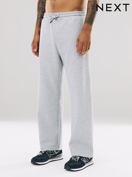 Grey Marl Relaxed Fit Cotton Rich Jersey Joggers (F74559) | R$ 250