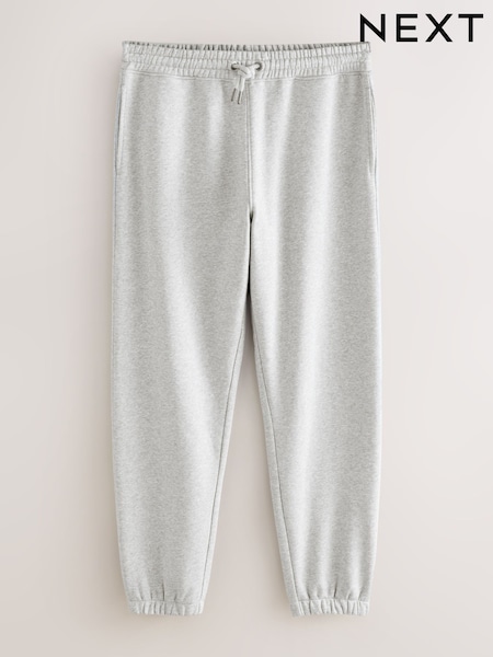 Grey Relaxed Fit Cotton Rich Jersey Joggers (F74565) | 129 QAR