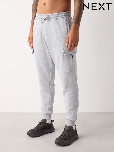 Grey Marl Slim Fit Cargo Joggers (F74567) | €36