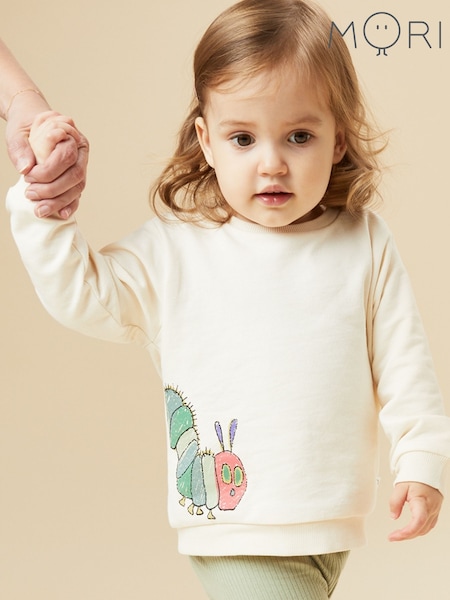 MORI Very Hungry Caterpillar Cotton Sweatshirt (F74638) | €37 - €39