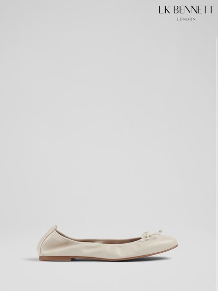 LK Bennett Trilly Leather Ballet Pumps (F74675) | €211