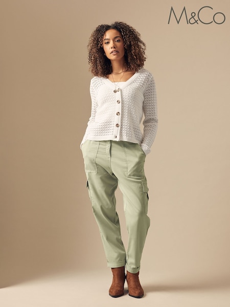 M&Co Button Down Crochet Cardigan (F74746) | € 43