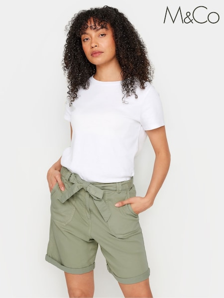 M&Co Green Cargo Shorts (F74771) | ₪161