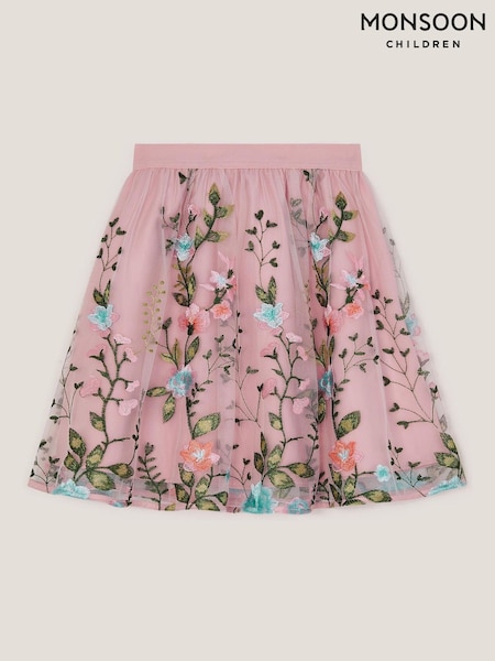 Monsoon Heather Floral Embroidered Tulle Skirt (F74895) | 45 € - 51 €