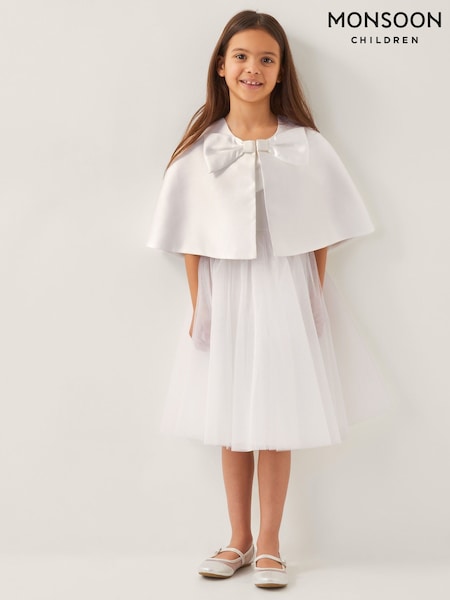 Monsoon Natural Duchess Bow Twill Cape (F74896) | ₪121 - ₪141