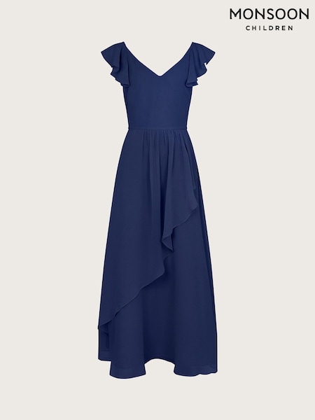 Modrá - Monsoon Indi Tie-back Prom Dress (F74898) | €65 - €72