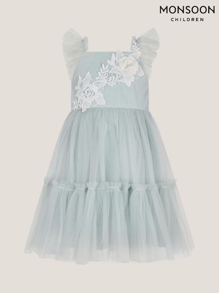 Monsoon Baby Eva Floral Embroidered Tulle Dress (F74905) | $49 - $58