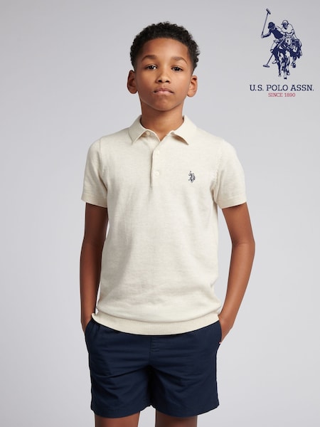 U.S. Polo Assn. Natural Boys Combed 100% Cotton Polo Shirt (F74969) | 2,704 UAH - 3,244 UAH