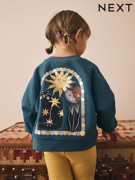 Blue Celestial Crew Neck Sweatshirt (3mths-7yrs) (F75004) | € 14 - € 17