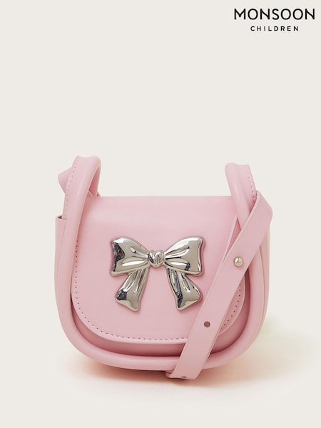 Monsoon Pink Bubble Bow Mini Bag (F75281) | 79 QAR
