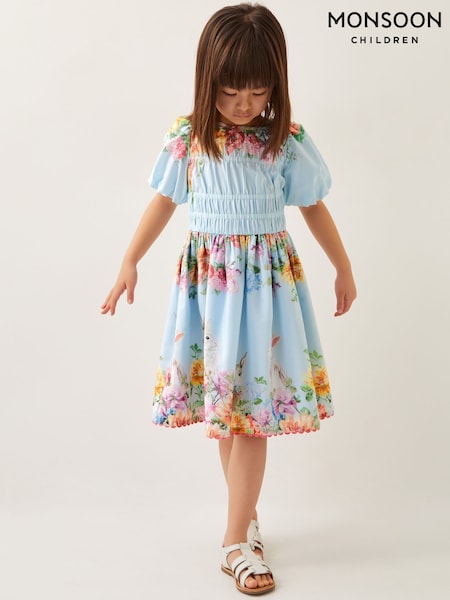 Floral Bunny Short Sleeve Dress (F75292) | 209 LEI - 238 LEI