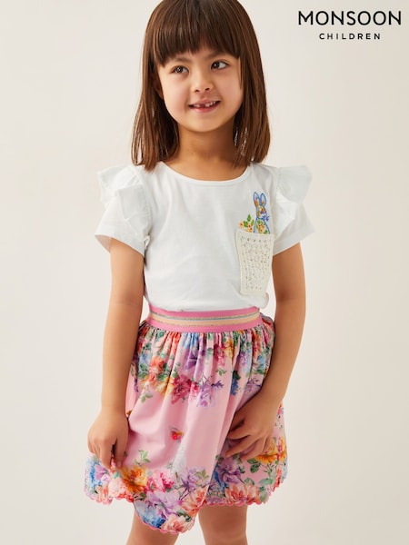 Monsoon Floral Bunny Skirt (F75296) | ‏91‏₪ - ‏111‏ ₪