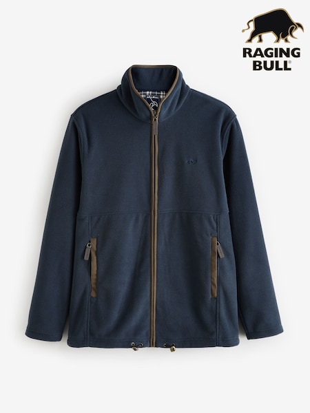 Raging Bull Blue Classic Fleece Zip Through Jacket (F75315) | €143 - €157