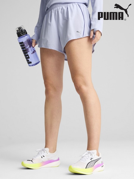 Puma Blue Womens Velocity 3" Running Shorts (F75418) | €40