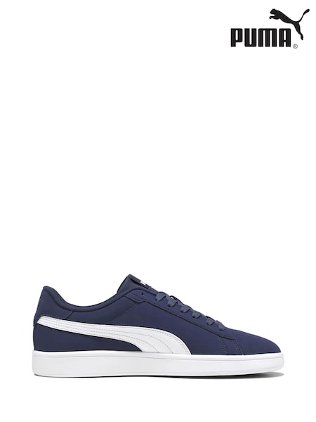 Puma Blue Mens Smash 3.0 Buck Sneakers (F75463) | €66