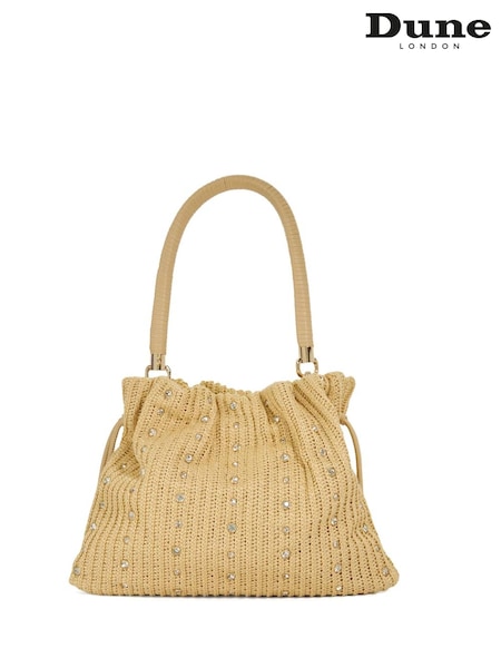 Dune London Natural Primrose L Large Drawstring Bag (F75484) | €203