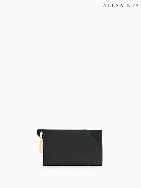 שחור - AllSaints Hex Cardholder (F75559) | ‏196‏₪