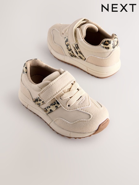 Živalski vzorec v nevtralni - Elastic Lace Touch Fastening Trainers (F75673) | € 27 - € 30