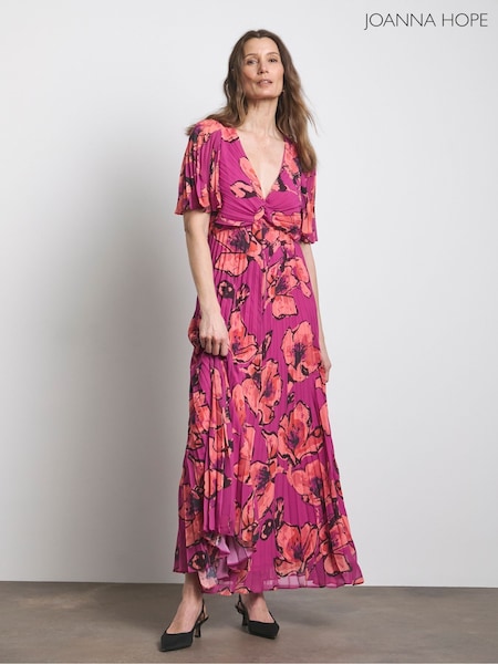 Joanna Hope Pleated Empire Black Dress (F75729) | €138