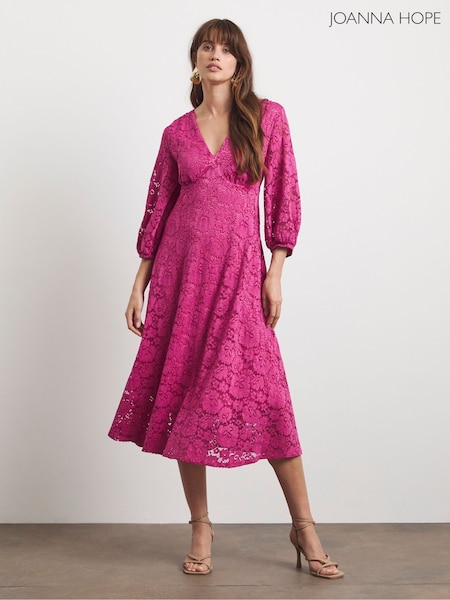 Пурпурный - Joanna Hope Purple Value Lace Dress (F75735) | €105