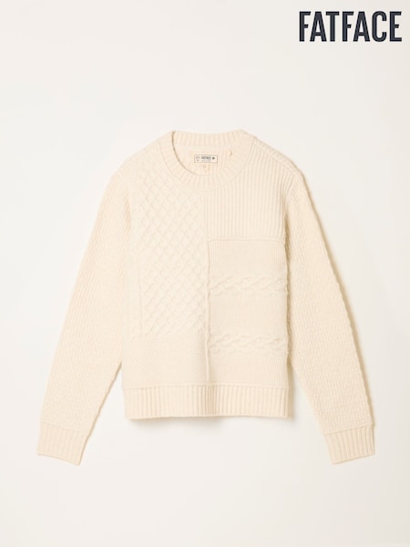 FatFace Spliced Cable Knitted Jumper (F75798) | R$ 575