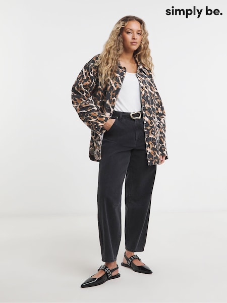 C леопардовым узором - Simply Be Utility Jacket (F75846) | €66