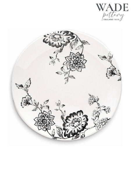 Wade Set of 4 Black Botanical Night Dinner Plates (F75891) | €81