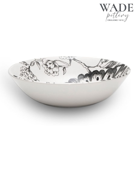 Wade Set of 4 Black Botanical Night Set of 4 Cereal Bowls Earthenware (F75900) | €71