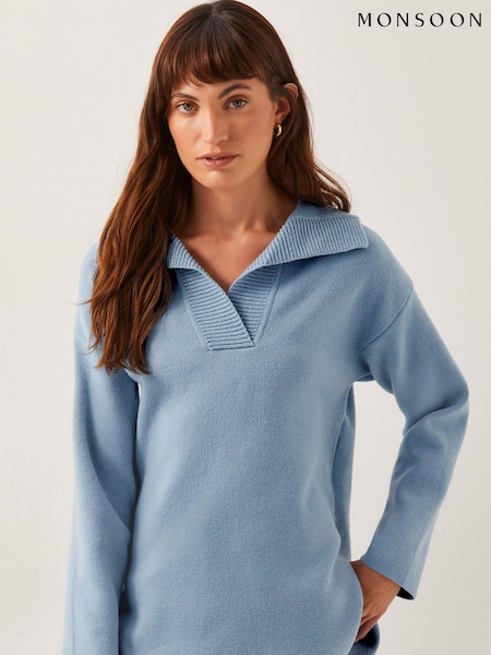 Monsoon Blue Cherry Collar Jumper (F75966) | 3,905 UAH