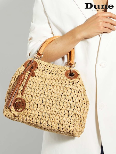 Dune London Natural Small Daiquri Raffia Grab Bag (F76008) | 5,948 UAH