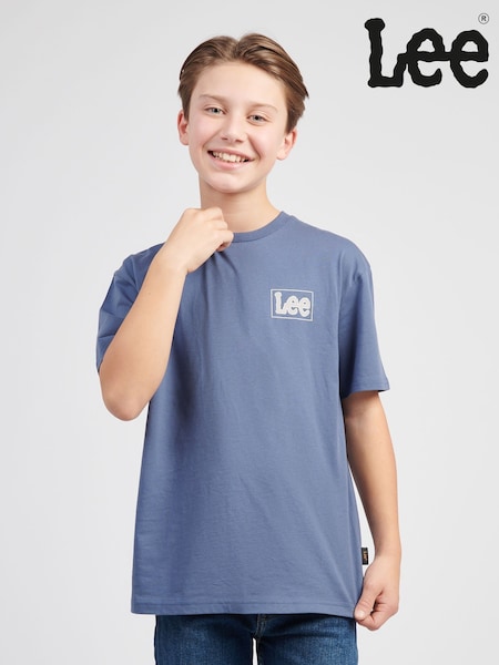 Lee Blue Boys Supercharged 100% Cotton T-Shirt (F76055) | €33 - €39