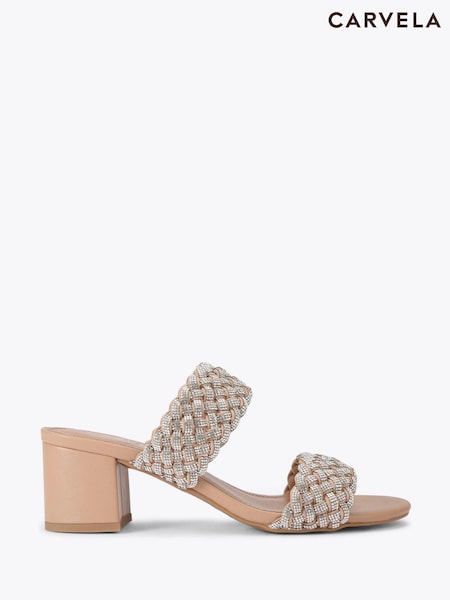 Carvela Twisted Black Sandals (F76078) | 440 QAR