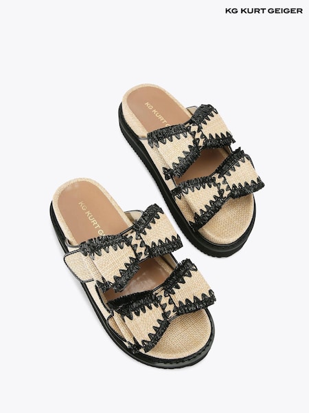 KG Kurt Geiger Natural Robbie Sandals (F76096) | ₪699
