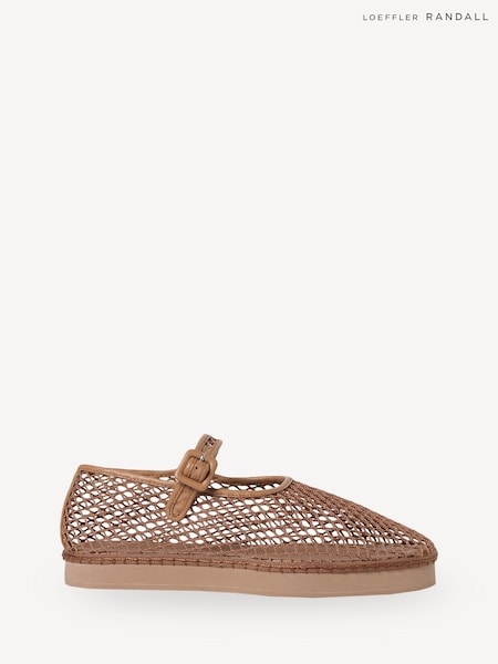 Loeffler Randall Brown Maryjane Shoes (F76164) | AED1,398