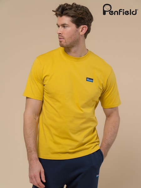 Penfield Yellow Penfield Mens Original Logo 100% Cotton T-Shirt (F76247) | R$ 245