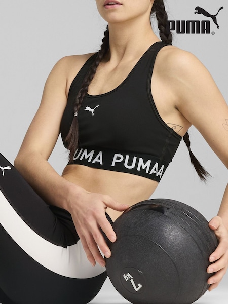 Puma Black Womens 4keeps Elastic Bra (F76525) | €33