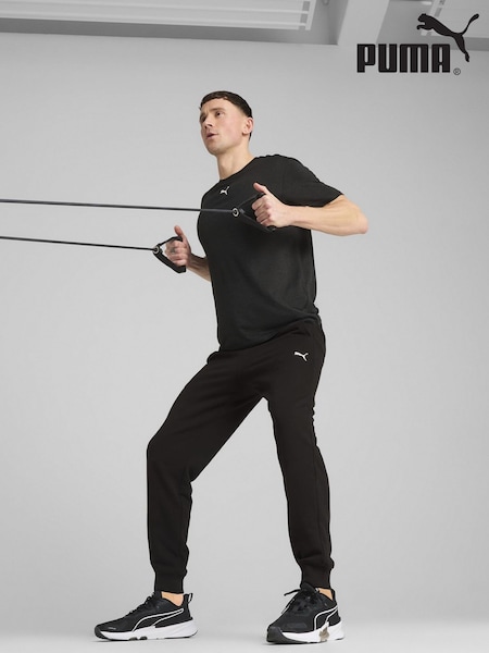 Puma Black Mens Tad essentials French Terry Joggers (F76562) | €53